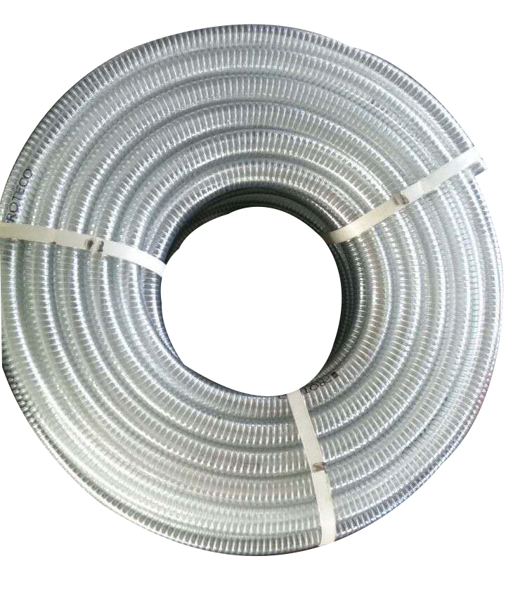 Fødevareklasse PVC Steel Wire Hose